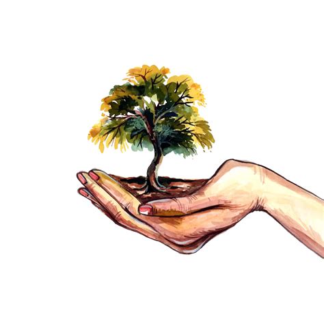 Hand Holding Tree Png Agriculture Illustration Growth Illustration