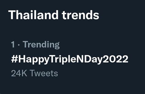 Kuroi On Twitter RT Nanon Trend No 1 Thailand Trends