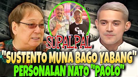 PAOLO CONTIS PINIPERSONAL ANG TVJ JOEY SINUPALPAL SI PAOLO PAHIYA