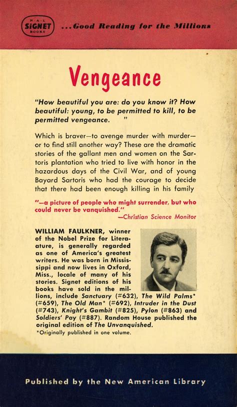 Signet Books 977 William Faulkner The Unvanquished Ba Flickr