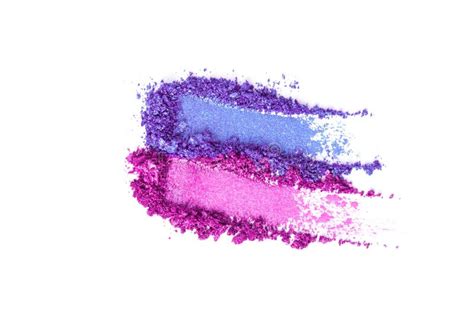 Pink And Nude Eye Shadow Set Isolated On White Stock Image Image Of Cosmetics Crushed 153312113