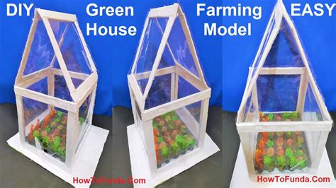 Greenhouse Farming Agriculture Model For Science Exhibition