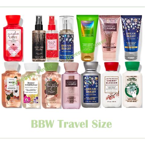 BBW ครม นำหอม เจลอาบนำ ขนาดพกพา ml Bath Body works Lotion Mist Shower Gel Travel Size ml
