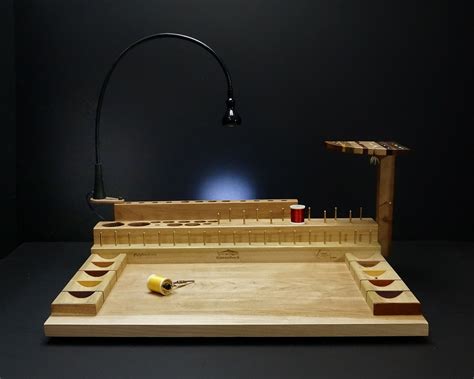 Handcrafted Portable Fly Tying Benches Make Your Fly Tying Sessions A