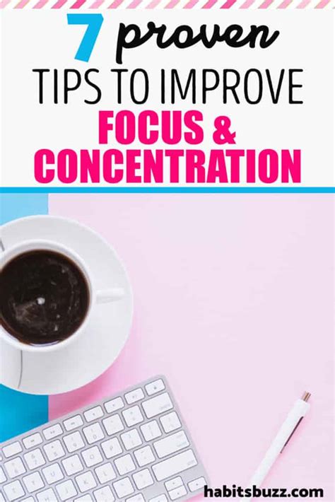 How To Improve Focus And Concentration 7 Proven Tips