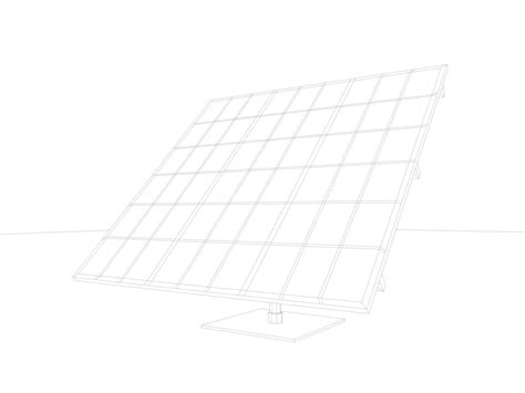 Cartoon Low Poly Solar Panel Free Vr Ar Low Poly D Model Cgtrader