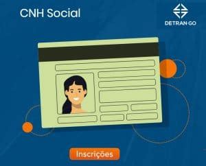 Abertas as Inscrições para a CNH Social em Goiás