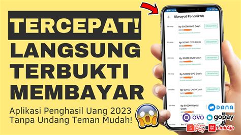 CARA DAPAT SALDO DANA GRATIS Rp 250 000 APLIKASI PENGHASIL UANG 2023