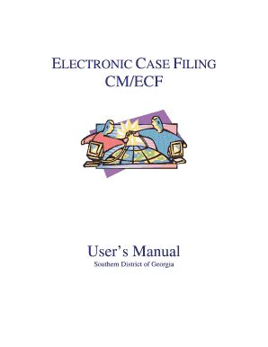 Fillable Online Gasd Uscourts Ecf System Capabilities Fax Email Print