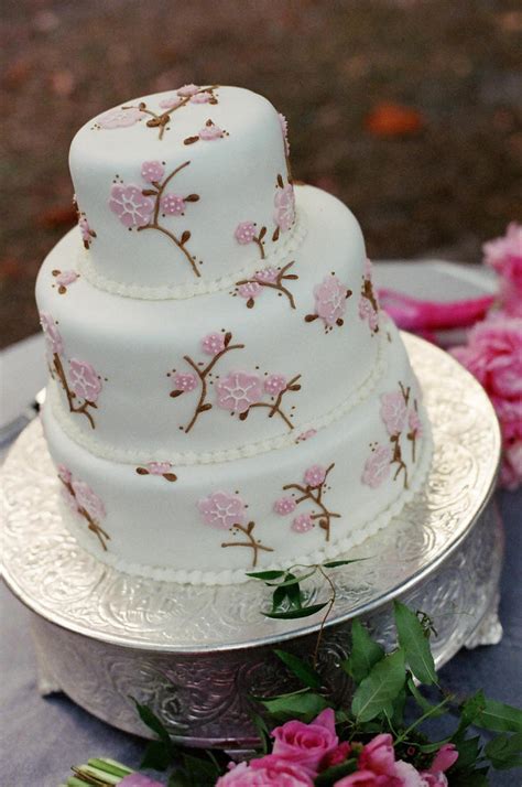 Cherry blossom wedding cake by ncspurlin on DeviantArt