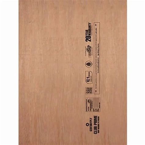 Wooden Century Club Prime Plywood For Indoor Outdoor Thickness Mm