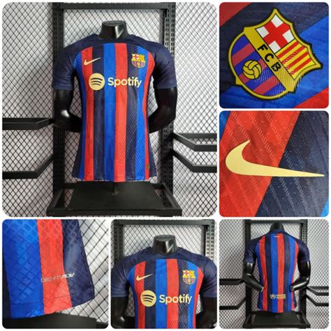 Jual Player Issue Jersey Bola Barcelona Home Spotify Barca Dri Fit