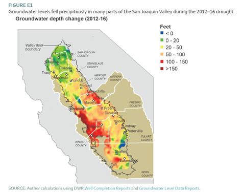 Groundwater Depletion And Salt Impaired Lands In The San Joaquin Valley