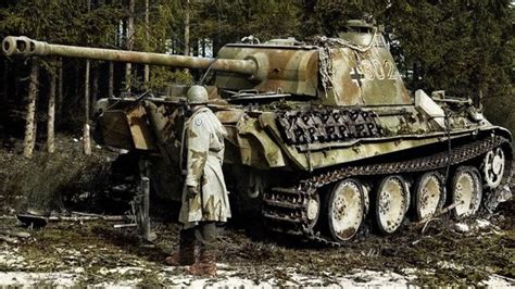 Infrared Panther Tanks In Berlin Panzer Division Müncheberg” April