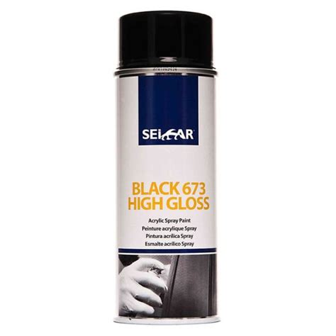 Spray Negro Brillo 400ml Seicar Pinturas Carman