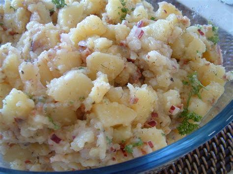 Authentic German Potato Salad Bavarian Kartoffel Salat A Feast For The Eyes