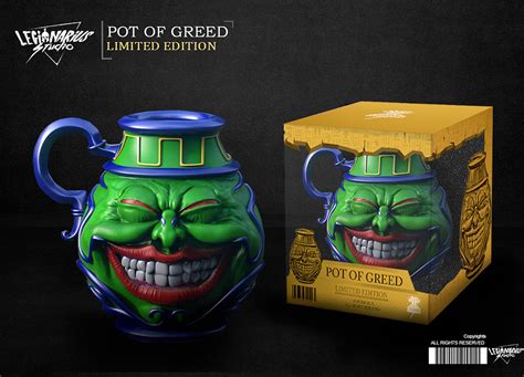 Yu Gi Oh Pot Of Greed Figure Packaging On Behance