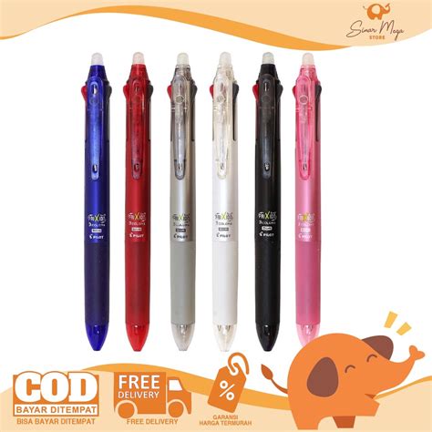 Jual Pilot Pulpen Frixion Slim 0 5mm 3 Colors Erasable LKFBS60EF