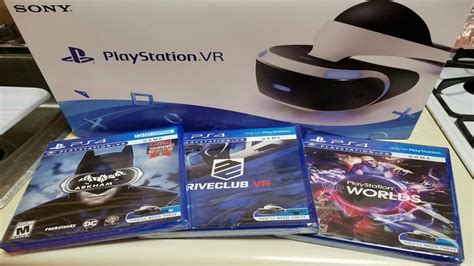 Playstation Vr Unboxing Youtube