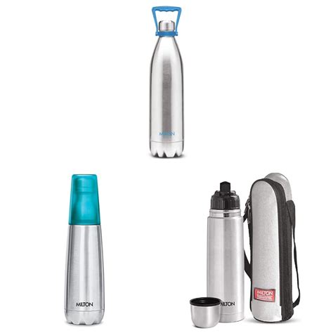 Milton Duo Thermosteel Hours Hot And Cold Water Bottle With Handle Ltrs Milton