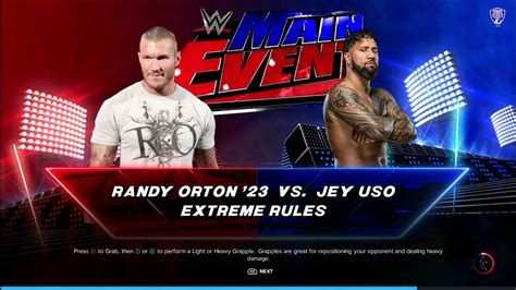 Jey Uso Vs Randy Orton Wwe K K Fps Match Youtube