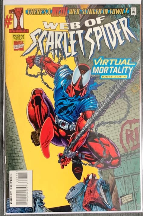 Web Of Scarlet Spider 1 1995 Marvel 1st Ben Reilly As Scarlet