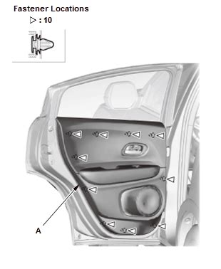 Honda HR V Rear Door Panel Removal And Installation Doors