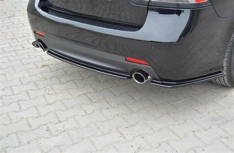 Сплиттер бампера заднего MAXTON Design для SAAB 9-3 II Aero (07-12 ...