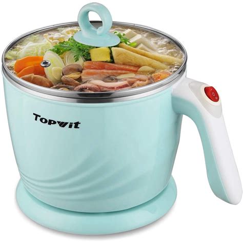 Topwit Electric Hot Pot Mini Panela Elétrica Panela De Macarrão