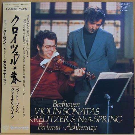 Beethoven Violin Sonatas No Kreutzer No Spring Perlman