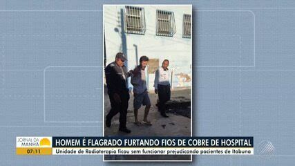 Homem é preso por roubar cabos de hospital na Bahia outra ação do