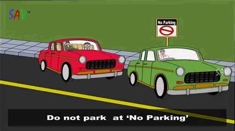 Do Not Park Your Vehicle At No Parking Zone Follow Traffic Rules