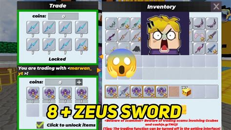 I Got Zeus Sword For Free In Skyblock Blockman Go Skyblock