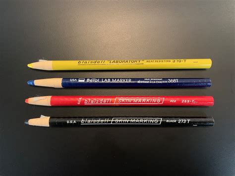 Wax Pencil Marker Pack Of 12 Blaisdell Klm Bio Scientific