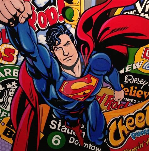 Boudro Pop Art Paintings Superman By Boudrostudio On Deviantart Pop