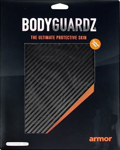 Best Buy Bodyguardz Armor Carbon Fiber Skin For Apple Ipad And