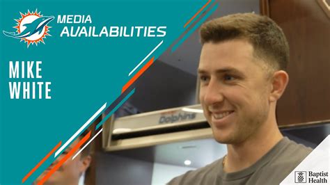 Mike White Meets With The Media Miami Dolphins Youtube