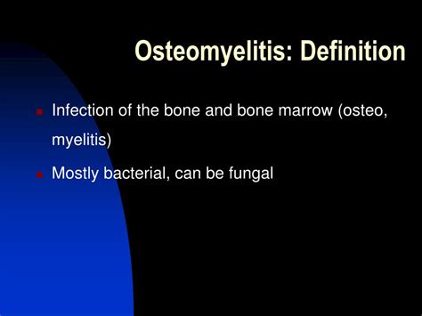 Ppt Osteomyelitis Powerpoint Presentation Free Download Id4656555