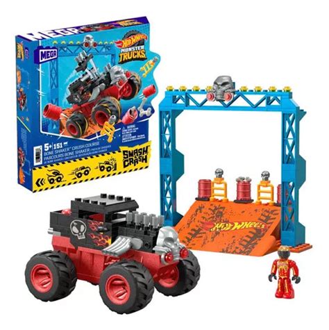 Mega Hot Wheels Juguete De Construcción Bone Shaker Crush Cuotas sin interés