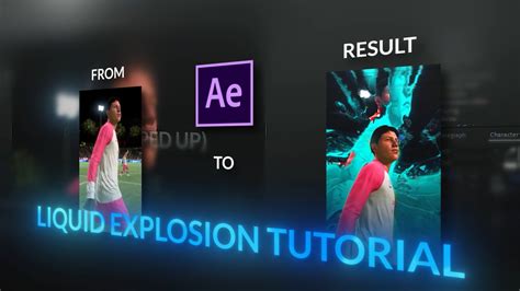 HOW TO DO LIQUID EXPLOSION IN AFTER EFFECTS FOOTBALL EDIT TUTORIAL