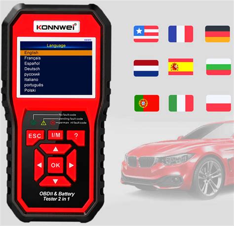 Tester Diagnostyczny Obd I Do Akumulator W V V Konnwei Kw