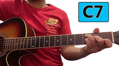 How To Play A C7 Open Chord Beginners Guitar Lessons Youtube