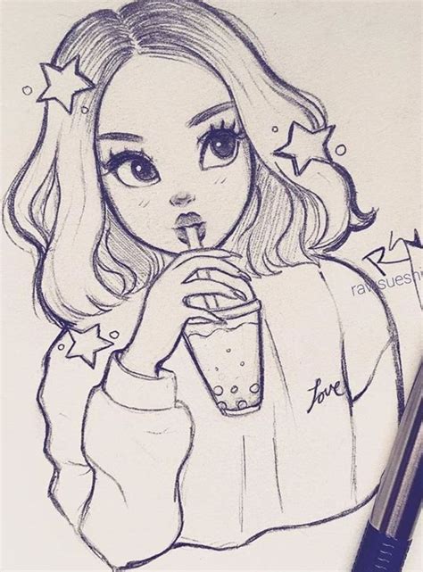 Draw my own cute face | Sketches, Cute sketches, Cute drawings