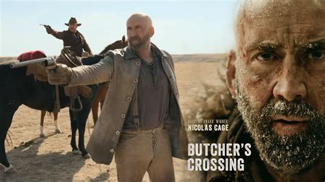 Butcher S Crossing 2023 Movie Nicolas Cage Fred Hechinger