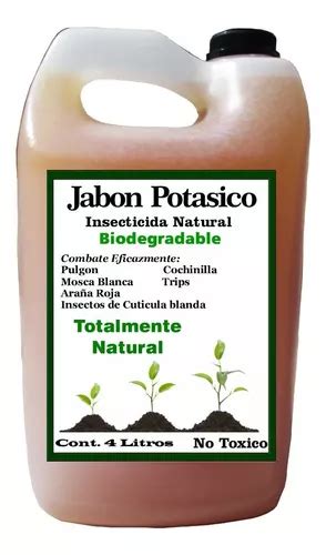 Jabon Potasico 4 Lt Natural Biodegradable Facil Dilucion MercadoLibre