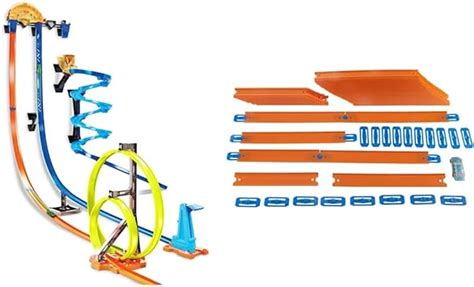 Hot Wheels Track Builder Vertical Launch Set Inches High Stunt Configurations Ages To