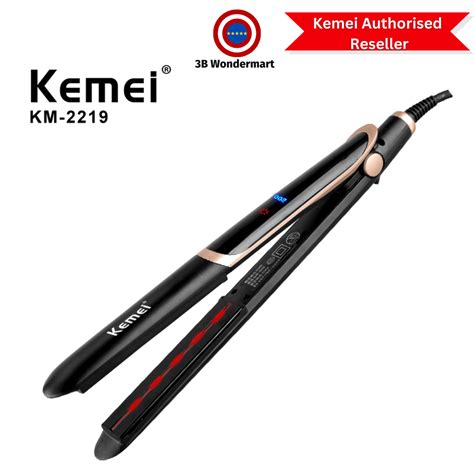 Kemei Km 2219 Infrared Ceramic Thermostatic Coating 2 In 1 Hair Styling