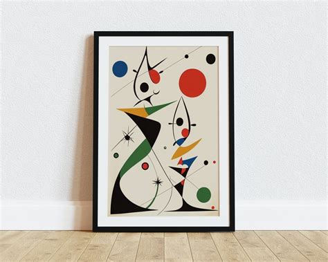 Joan Miro Art Print, Miro Poster, Miro Inspired Printable Wall Art ...