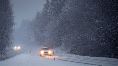 SMHI klass 1 varnar för kraftigt snöfall Nyheter Expressen