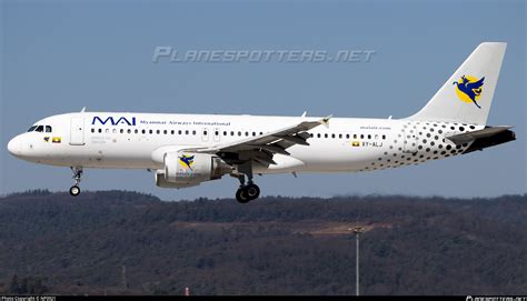 XY ALJ Myanmar Airways International Airbus A320 214 Photo By NP0921